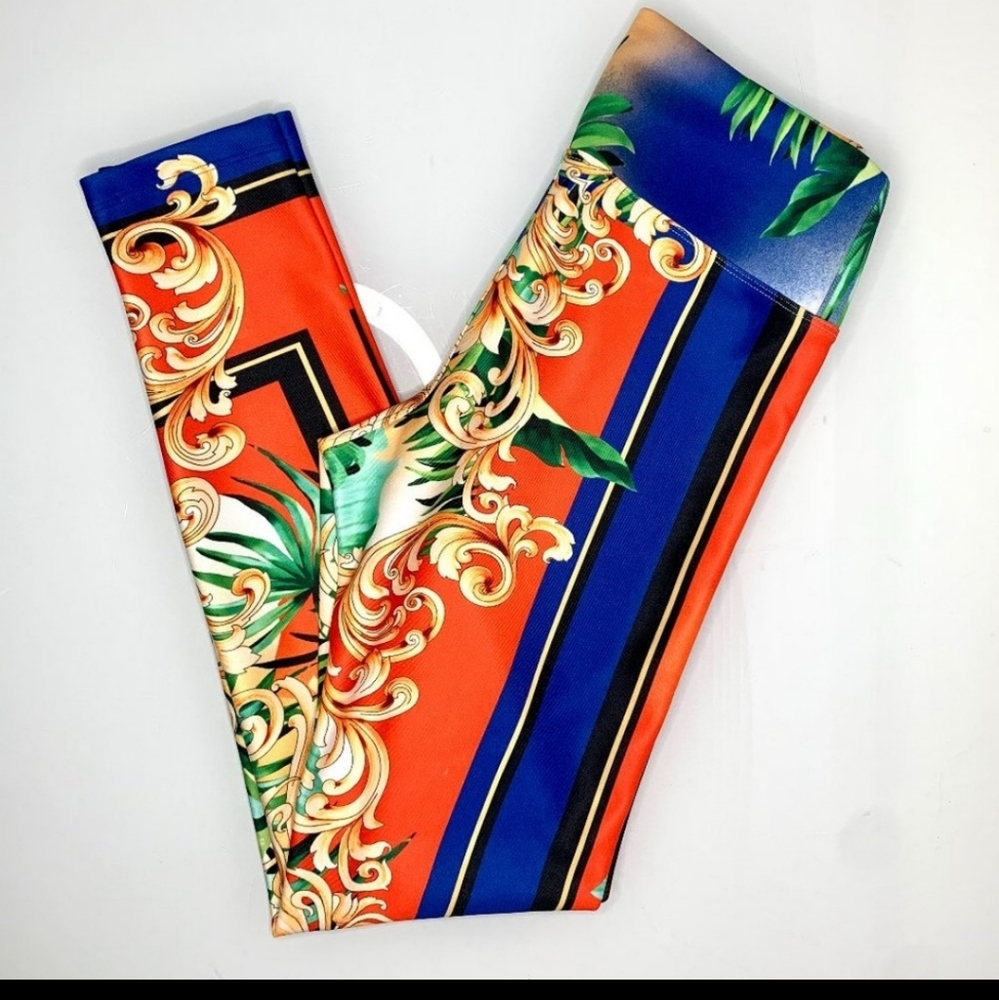 Express colorful leggings small
